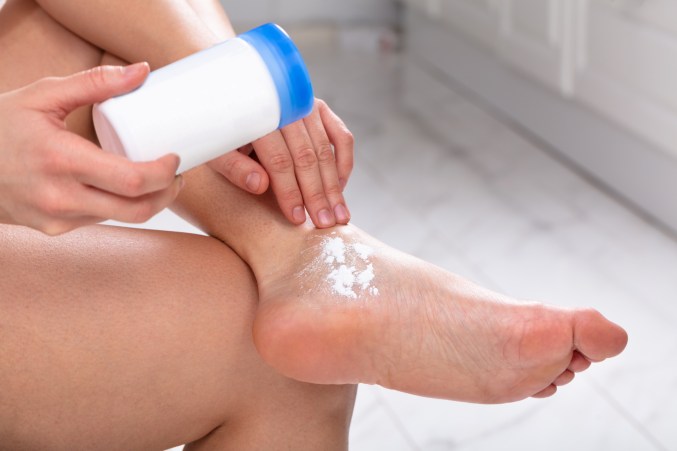 how to stop feet from sweating in heels
