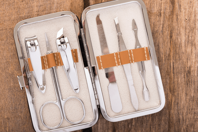 how to disinfect nail tools at home
