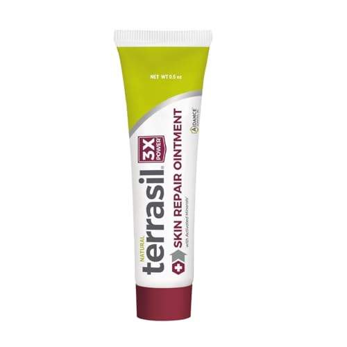 terrasil Skin Repair for Angular Cheilitis, Folliculitis, Impetigo, Lichen Sclerosus, Boils, Pitted...