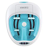 HoMedics Foot Salon Pro Footbath with Heat Boost Power | Massaging Vibration, 4 Pedicure Spa Attachments,...