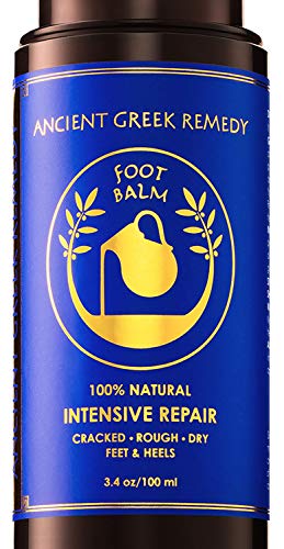Dry Cracked Heels Repair | Organic Foot Cream for Dry Feet & Callus with Jojoba, Lavender, Almond, Olive &...