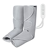 FIT KING Air Compression Leg Massager for Foot and Calf Circulation Massage with Handheld Controller 2 Modes 3...