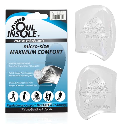 Soul Insole Shoe Bubble Orthotic Insole – Memory Gel Insoles for Plantar Fasciitis, Pronation, Heel Pain,...