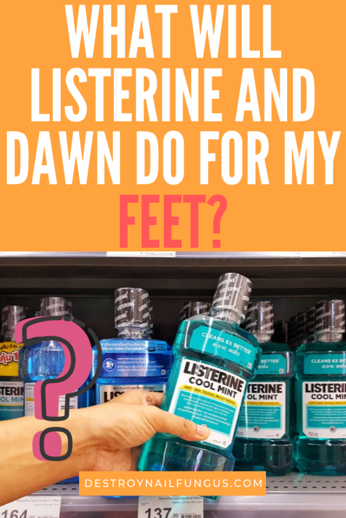 how to make a listerine and dawn foot soak