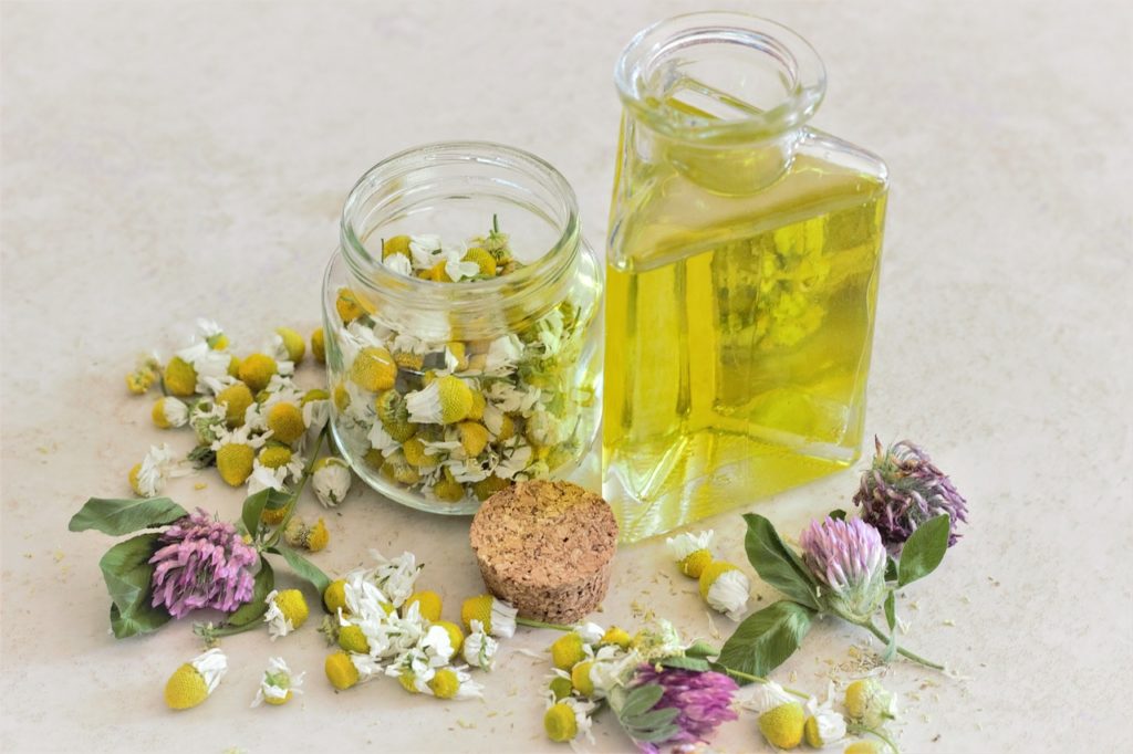 chamomile essential oils for cherry angiomas
