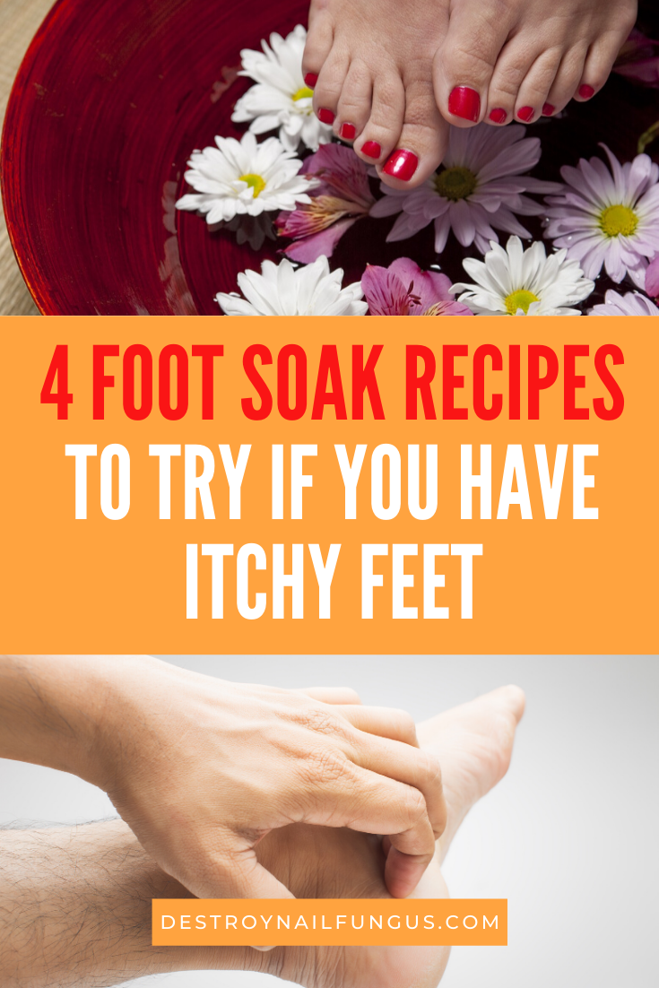 foot soak itchy feet