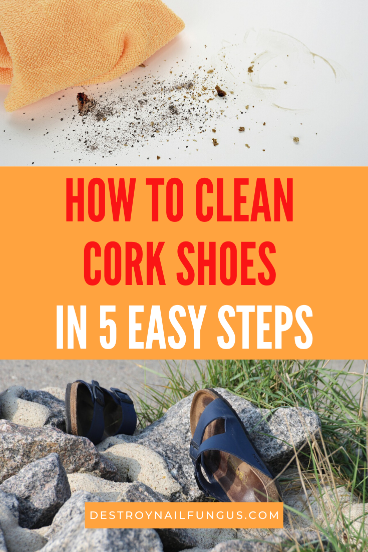 how to clean cork shoes