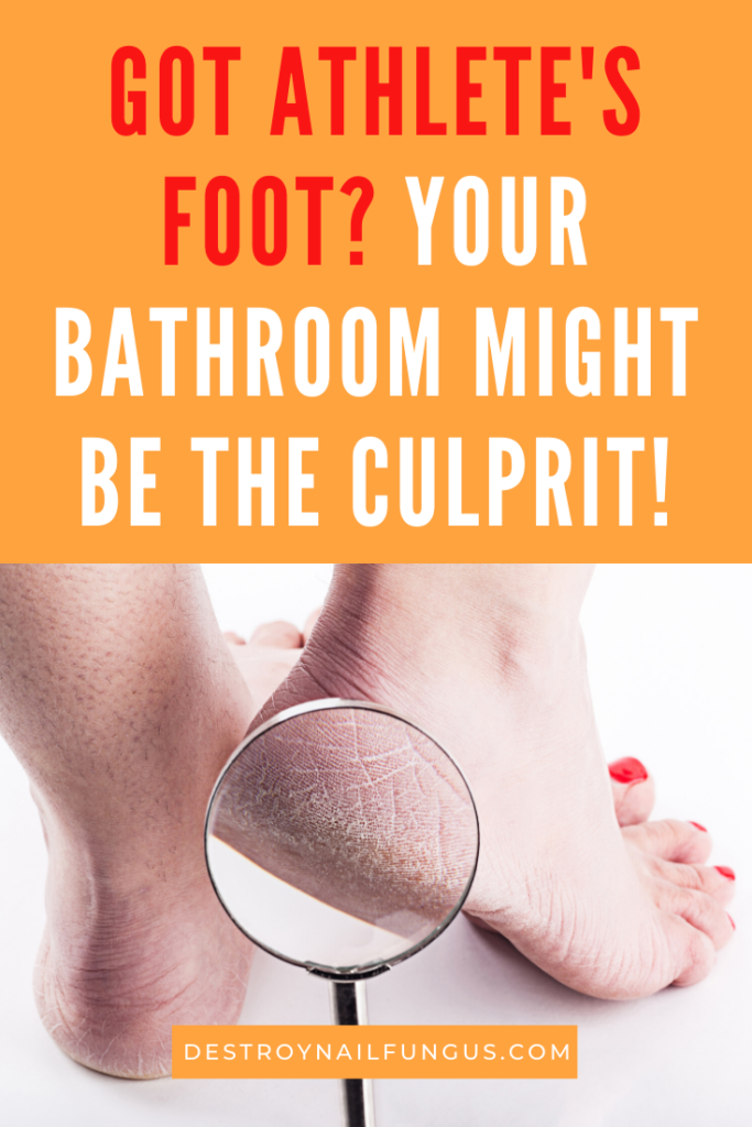 how to remove athlete's foot fungus from a bathroom