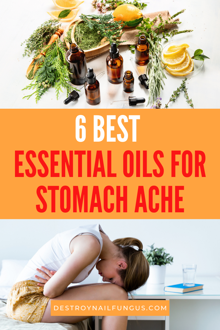 essential oils for stomach ache