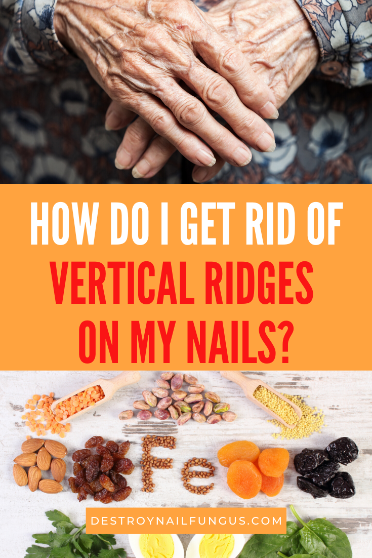 what do vertical ridges on nails mean